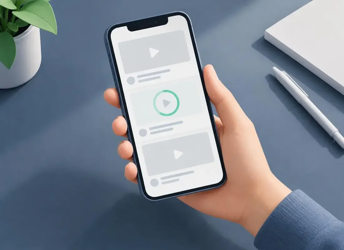 黄果短剧看 APP 界面与离线缓存功能示意